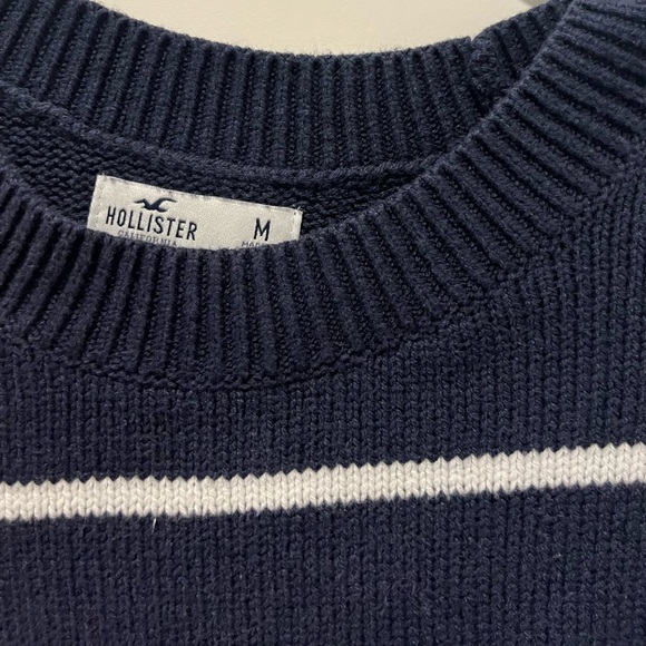 Navy and white stripe sweater - Picture 2 of 2